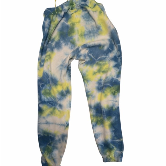 💙 Aviator Nation Hand Dyed Tie-Dye Hoodie and Sweatpants Set 💚 - Picture 4 of 7